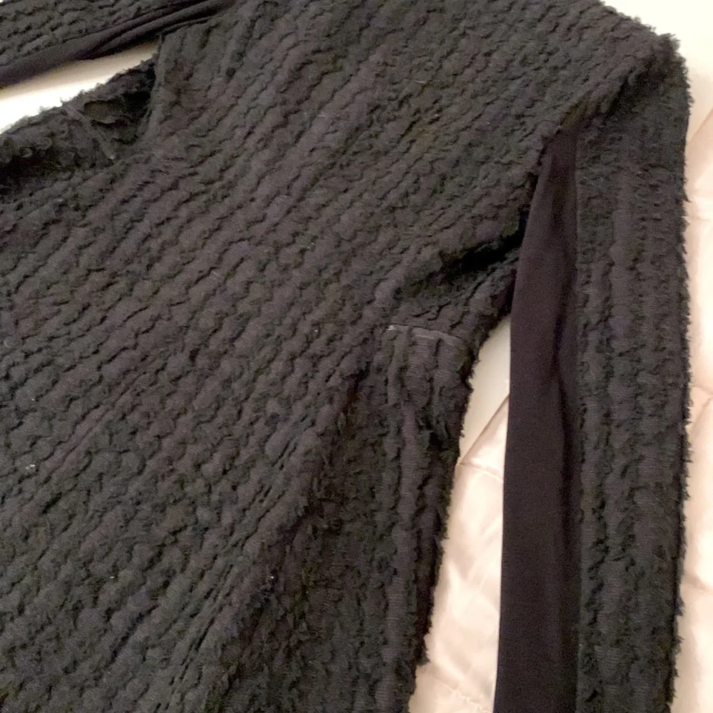 BCBG Black Long Coat - Picture 12 of 16